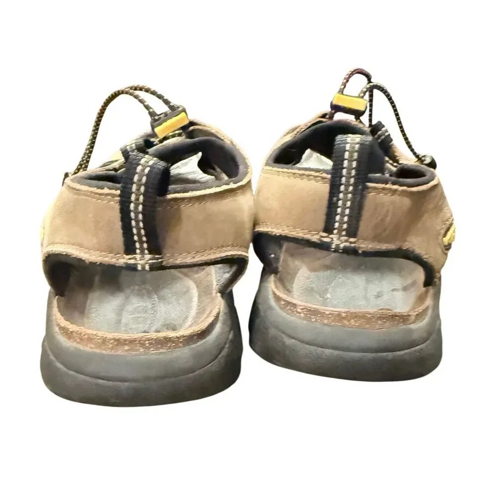 Keen Daytona II Leather Sandals Brown Men Size 10 Hiking Camping Outdoors